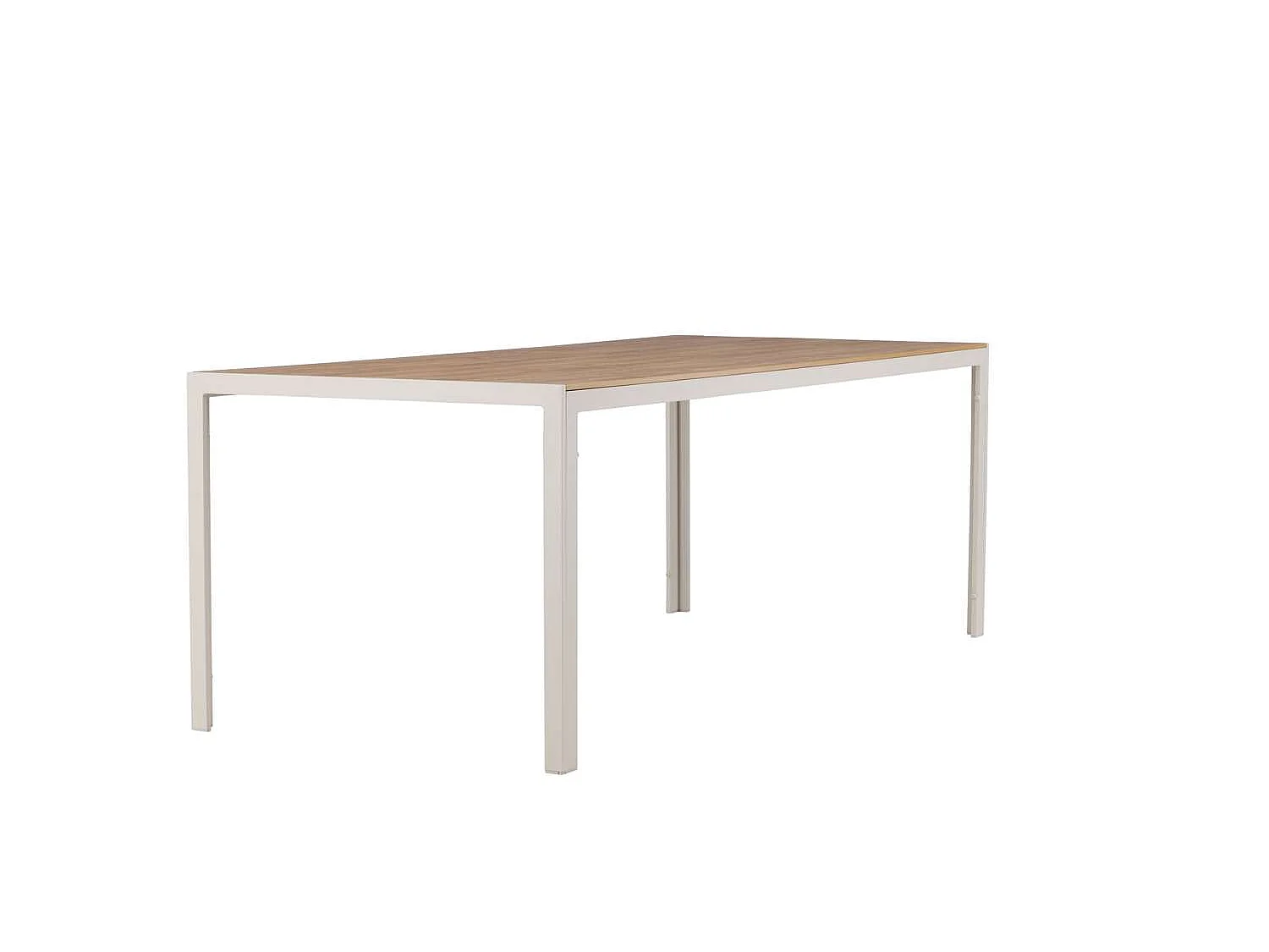 Table de Jardin "Break" 205cm Beige & Naturel