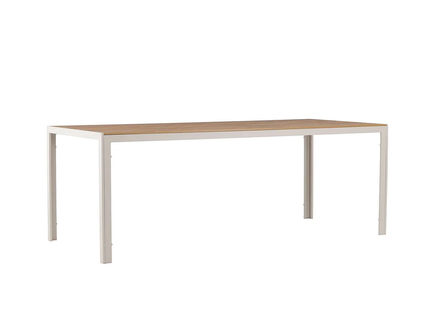 Table de Jardin "Break" 205cm Beige & Naturel