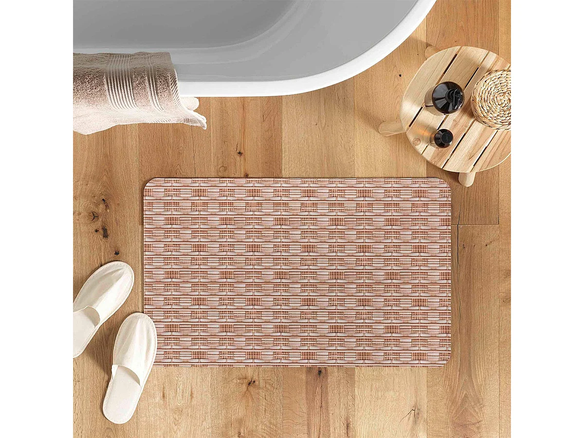 Tapis de Bain "Vanea" 50x80cm Marron