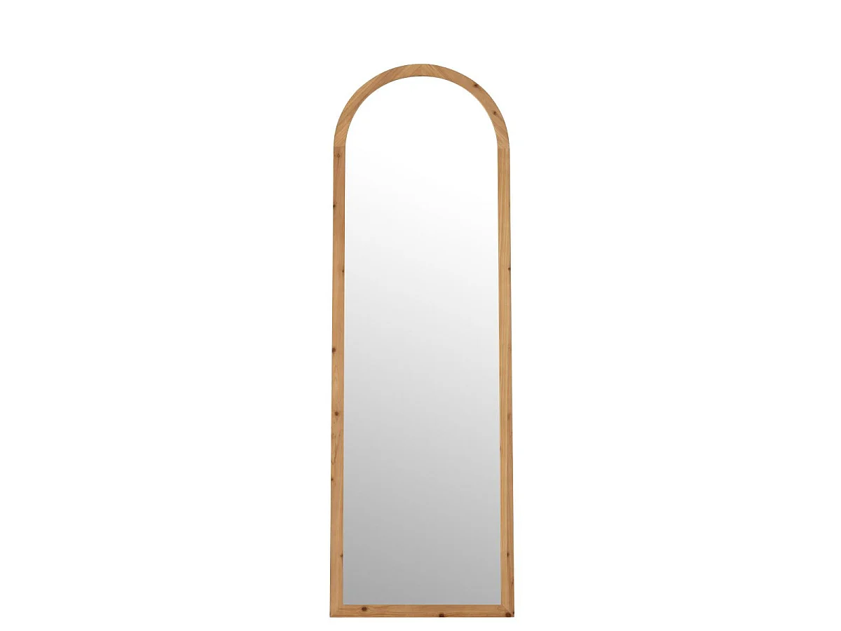 Miroir sur Pied en Bois "Hugh" 162cm Naturel