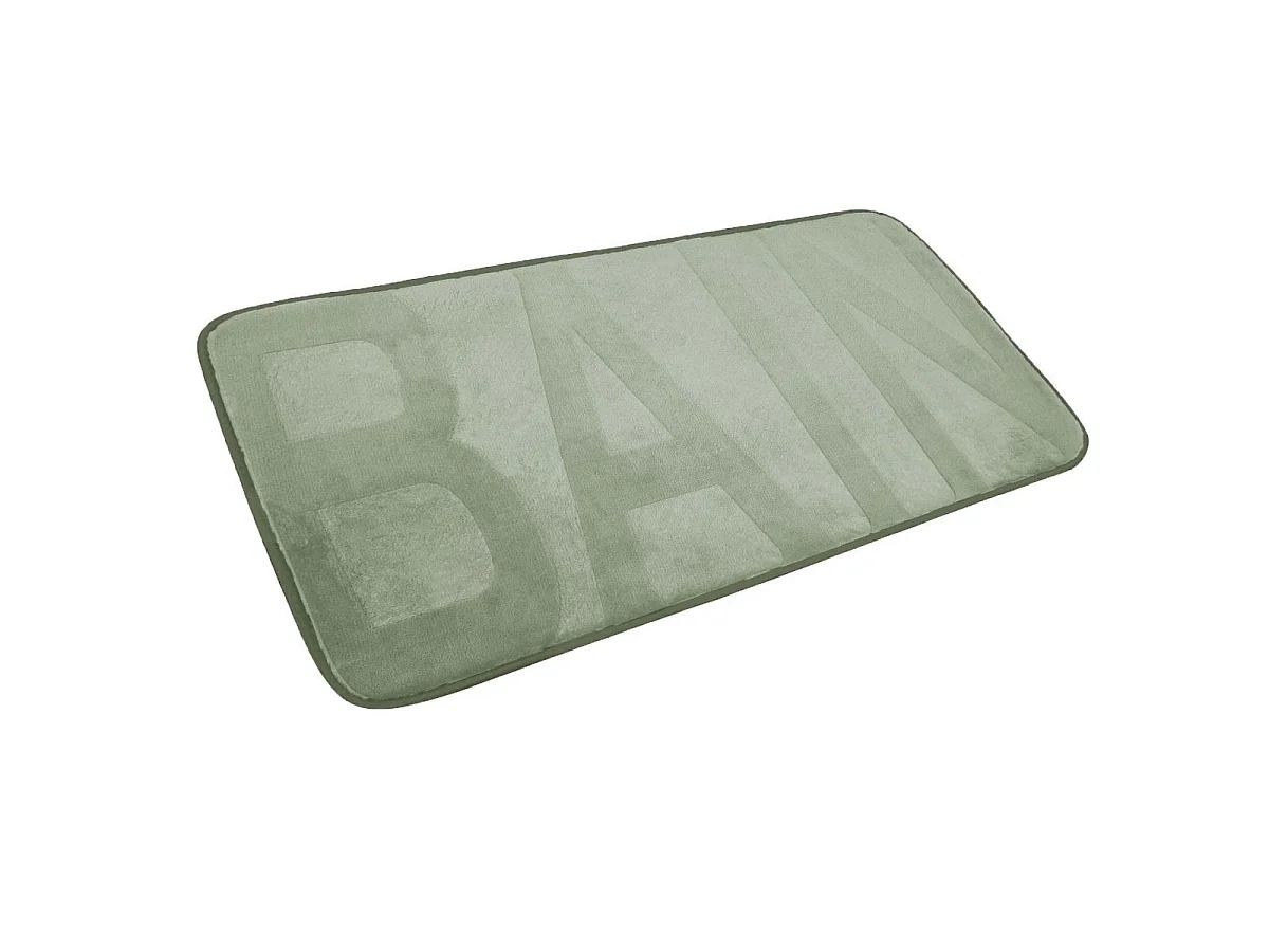 Tapis de Bain Microfibre "Relief" 45x75cm Sauge