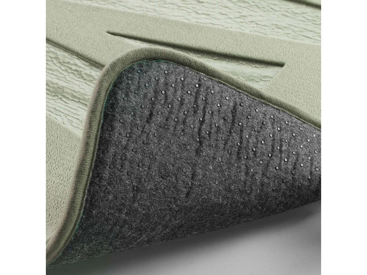 Tapis de Bain Microfibre "Relief" 45x75cm Sauge