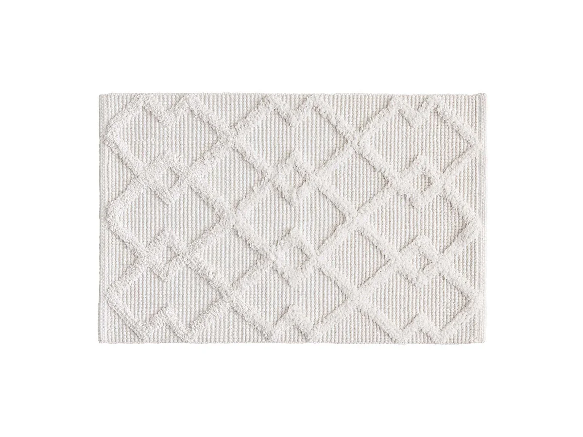 Tapis de Bain Tufté "Otis" 50x80cm Naturel
