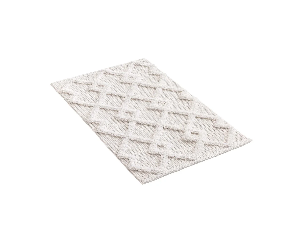 Tapis de Bain Tufté "Otis" 50x80cm Naturel