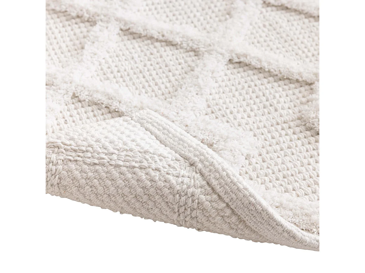 Tapis de Bain Tufté "Otis" 50x80cm Naturel