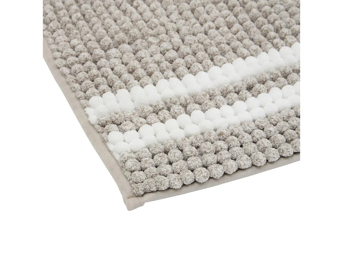 Tapis de Bain "Mini Chenille" 50x80cm Marron