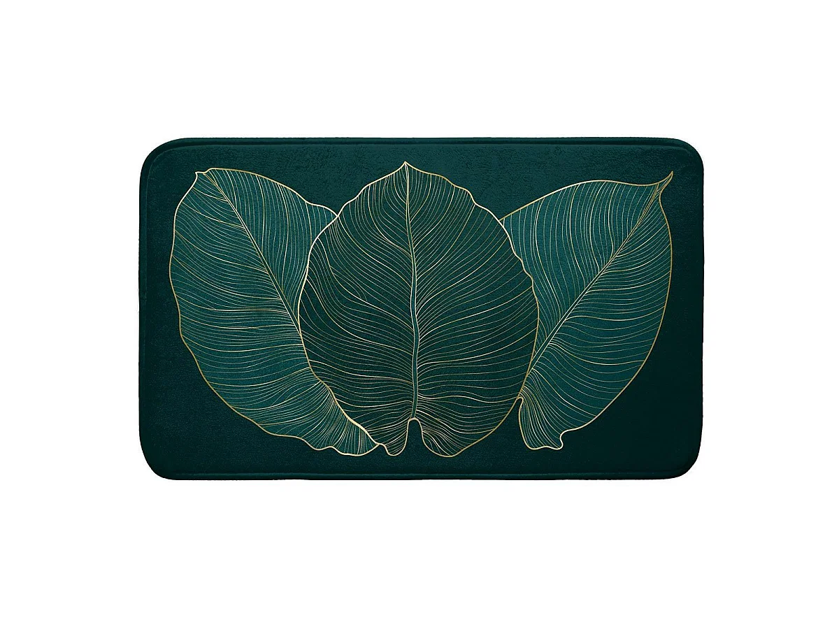 Tapis de Bain Microfibre "Jade" 45x75cm Vert