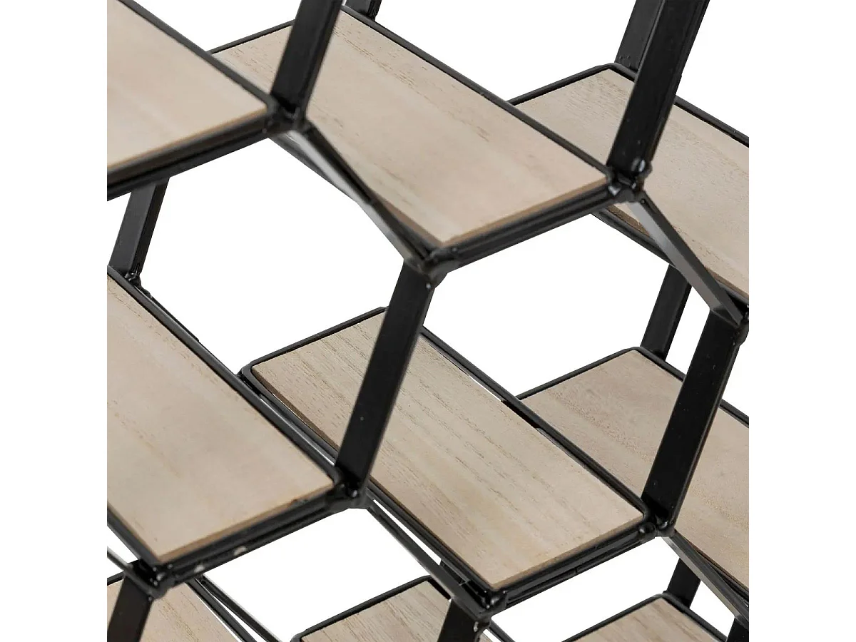Porte-Bouteilles en Métal "Arty" 47cm Noir