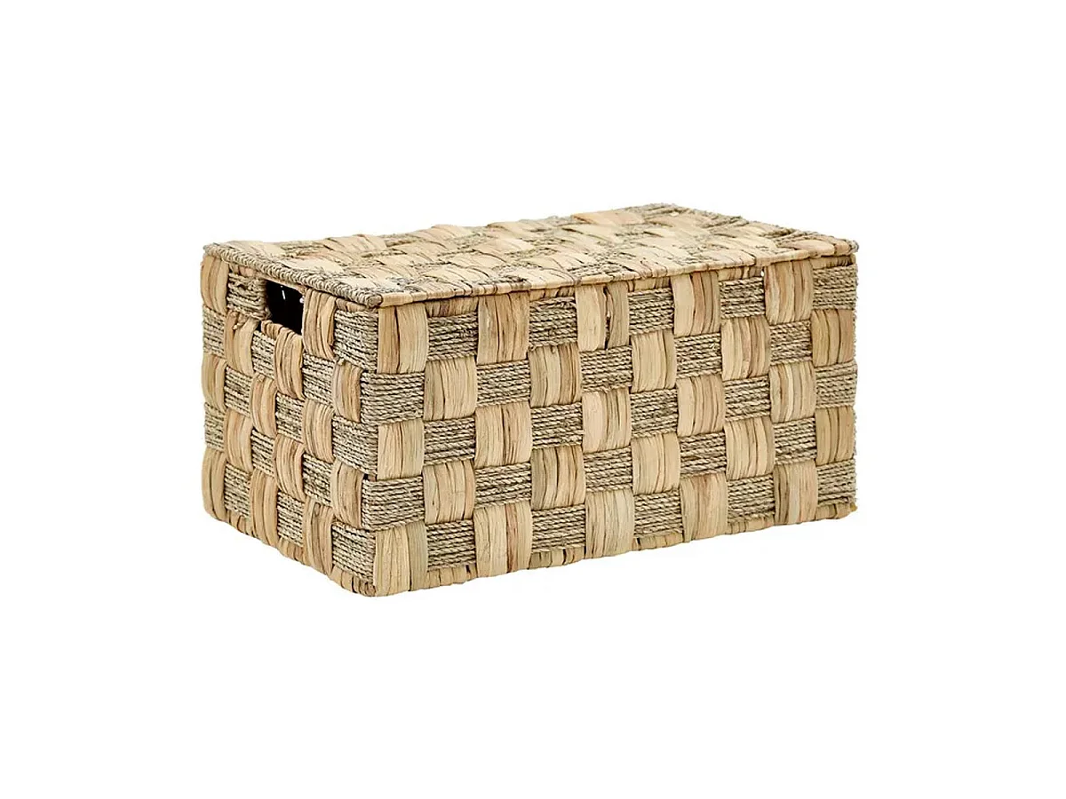 Lot de 3 Malles en Jacinthe "Nadi" 58cm Marron