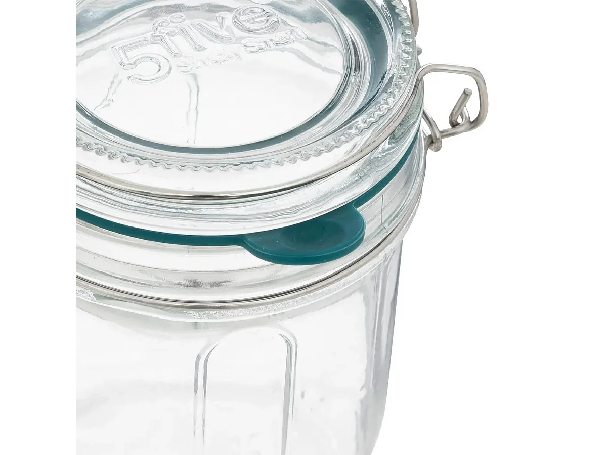 Lot de 3 Bocaux Terrines en Verre Gradué "Jarro" 0,15L Transparent