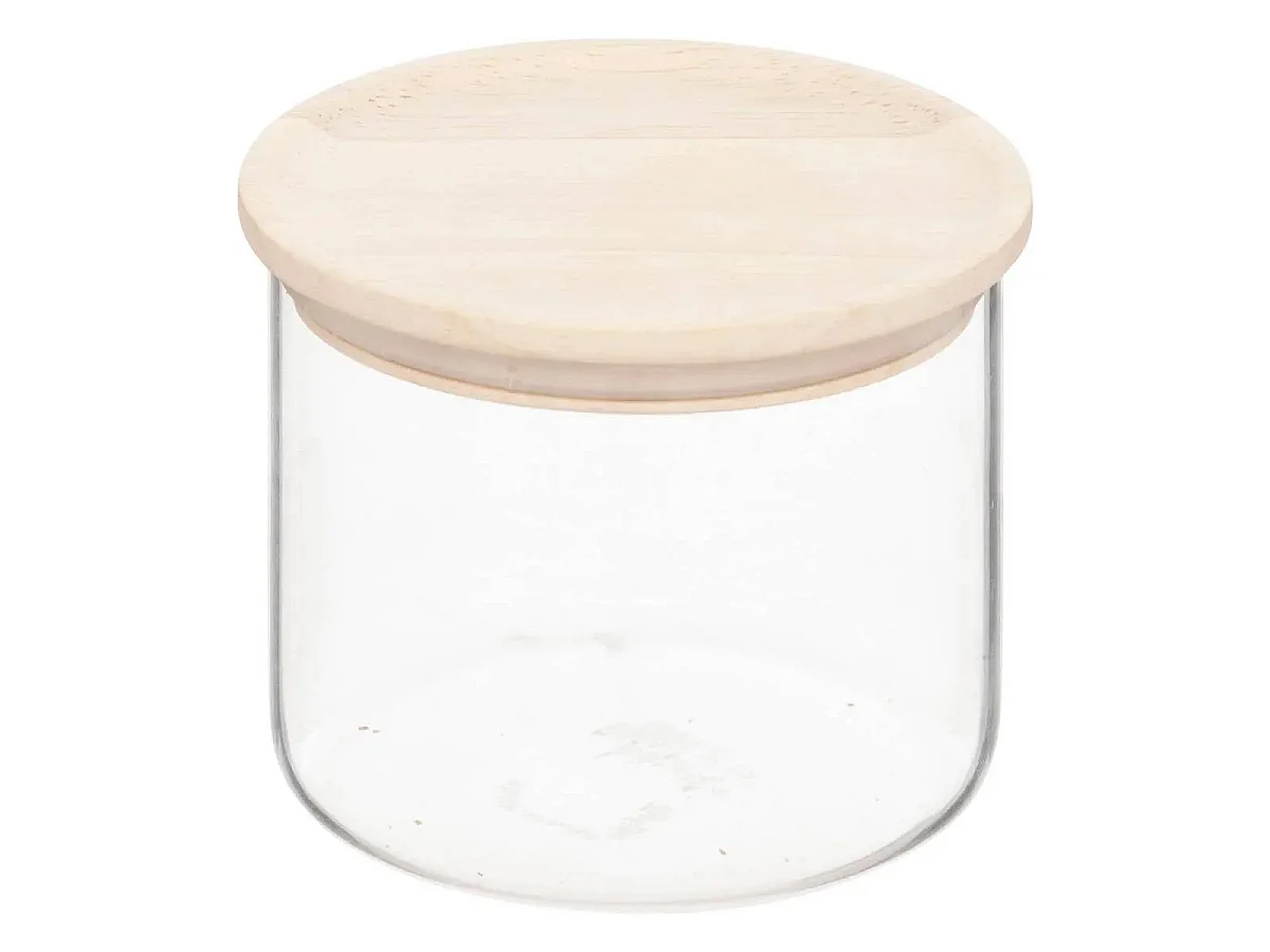 Lot de 3 Bocaux en Verre "Hermet" 2,8L Transparent & Naturel