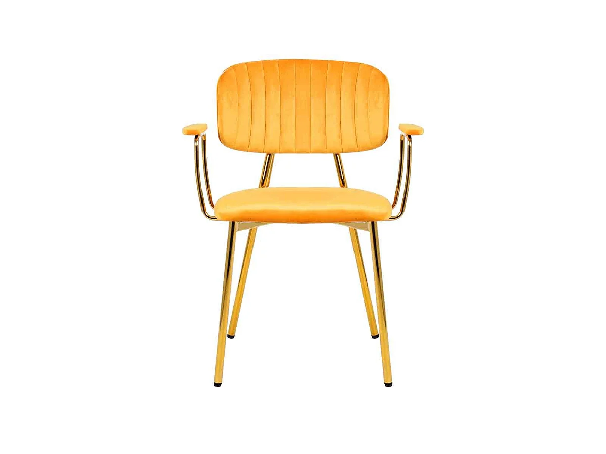 Lot de 2 Chaises Design "Kian" 80cm Orange