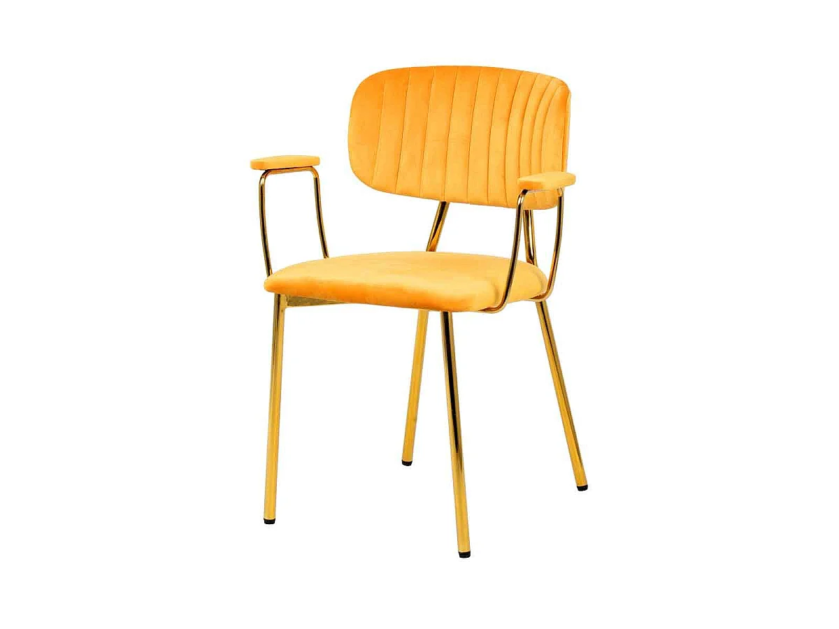 Lot de 2 Chaises Design "Kian" 80cm Orange