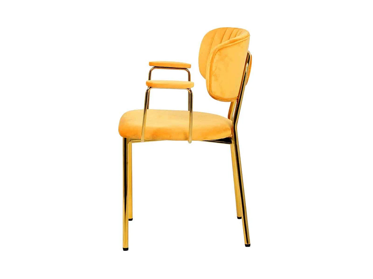 Lot de 2 Chaises Design "Kian" 80cm Orange