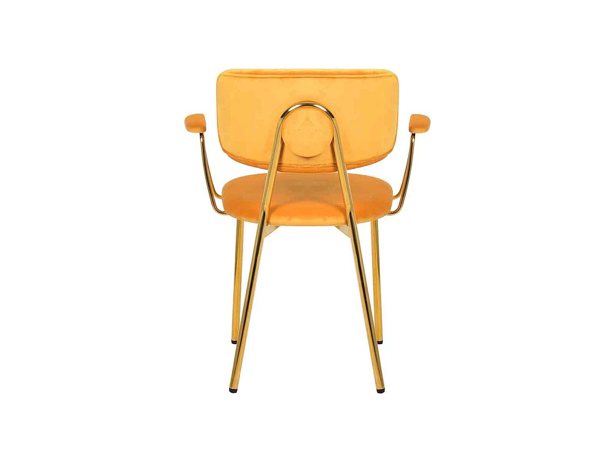 Lot de 2 Chaises Design "Kian" 80cm Orange