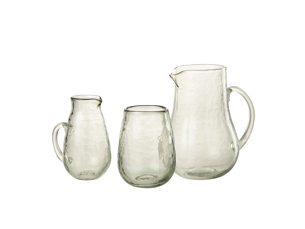 Carafe en Verre "Herminia" 1L Transparent