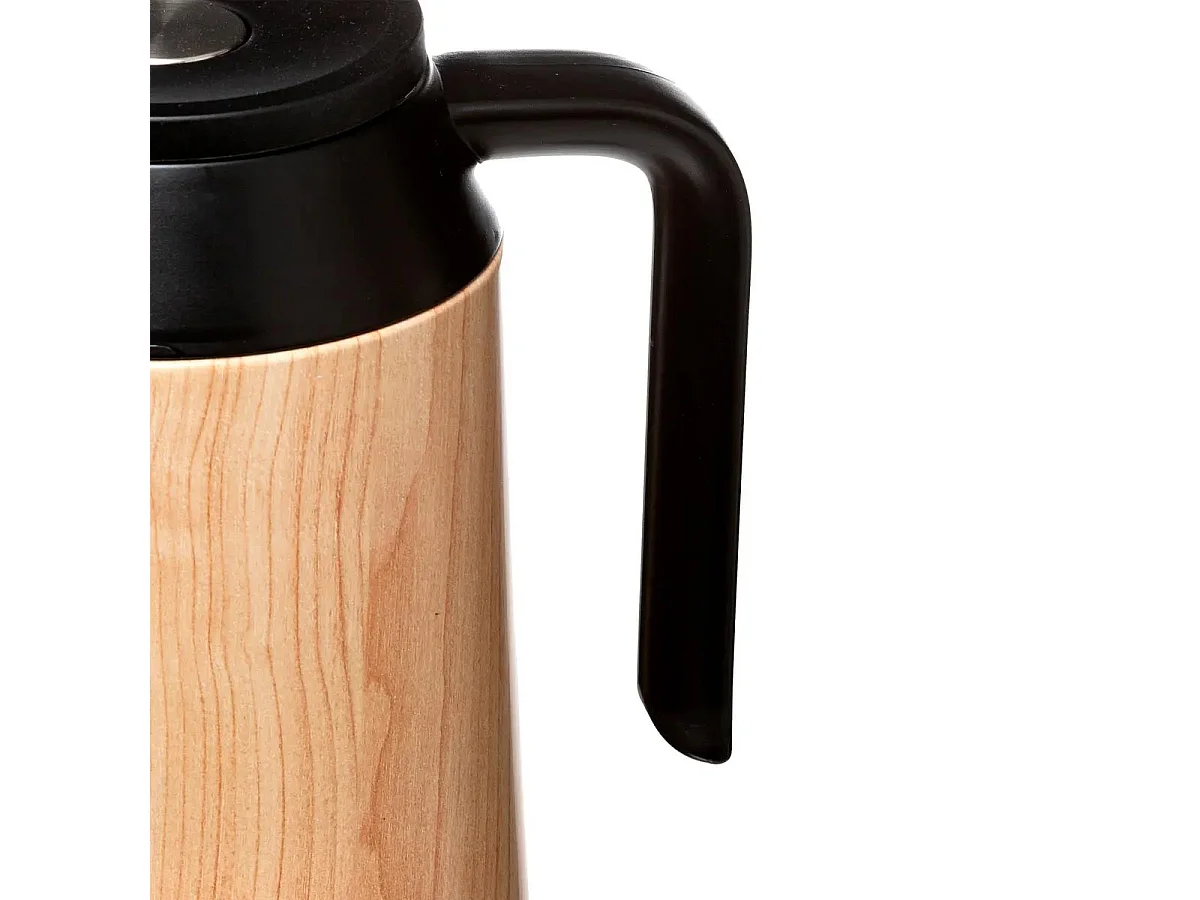 Pichet Isotherme Design "Effet bois" 1L Noir