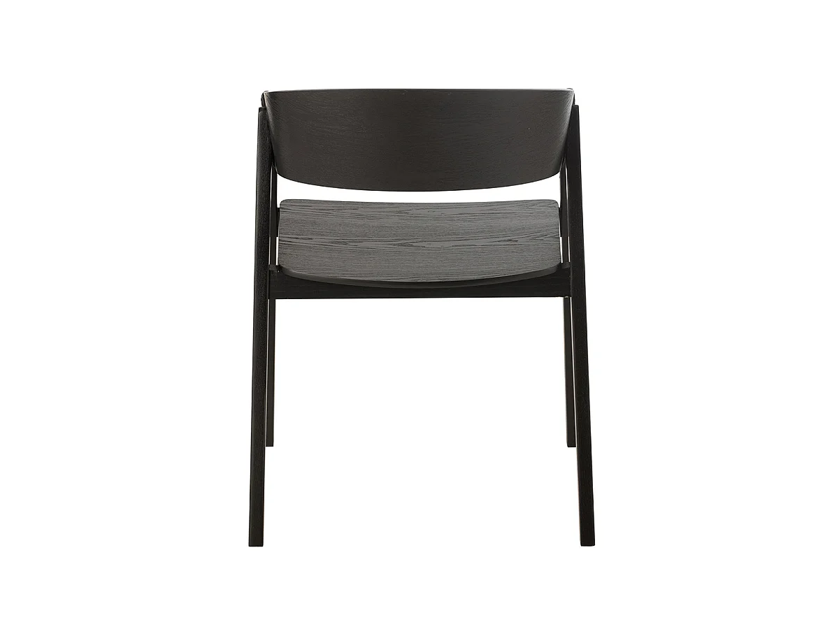 Chaise en Bois "Naga" 76cm Noir