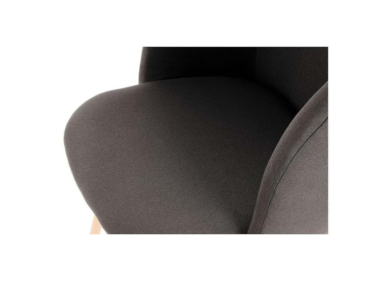 Lot de 2 Chaises Déco "Celina" 84 cm Noir