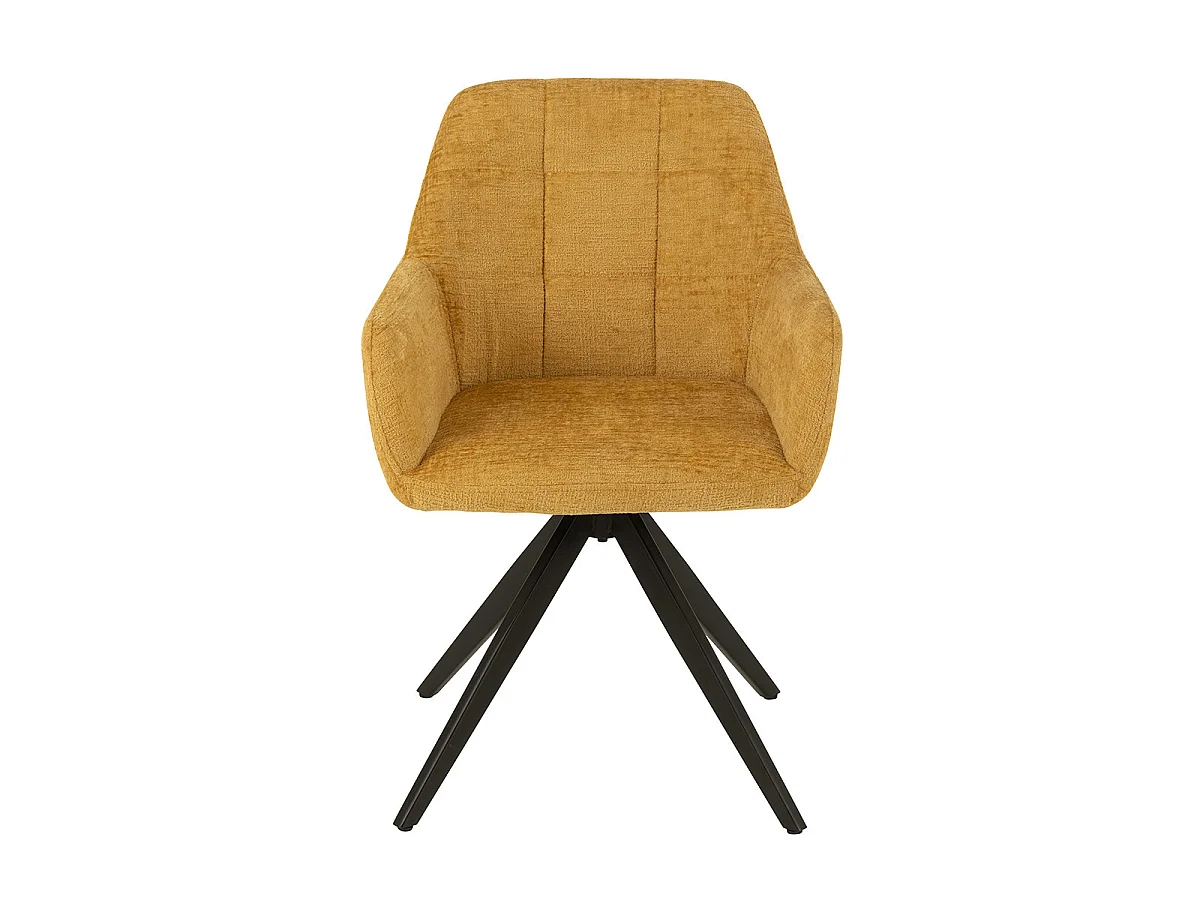 Chaise Design "Louna" 85cm Ocre