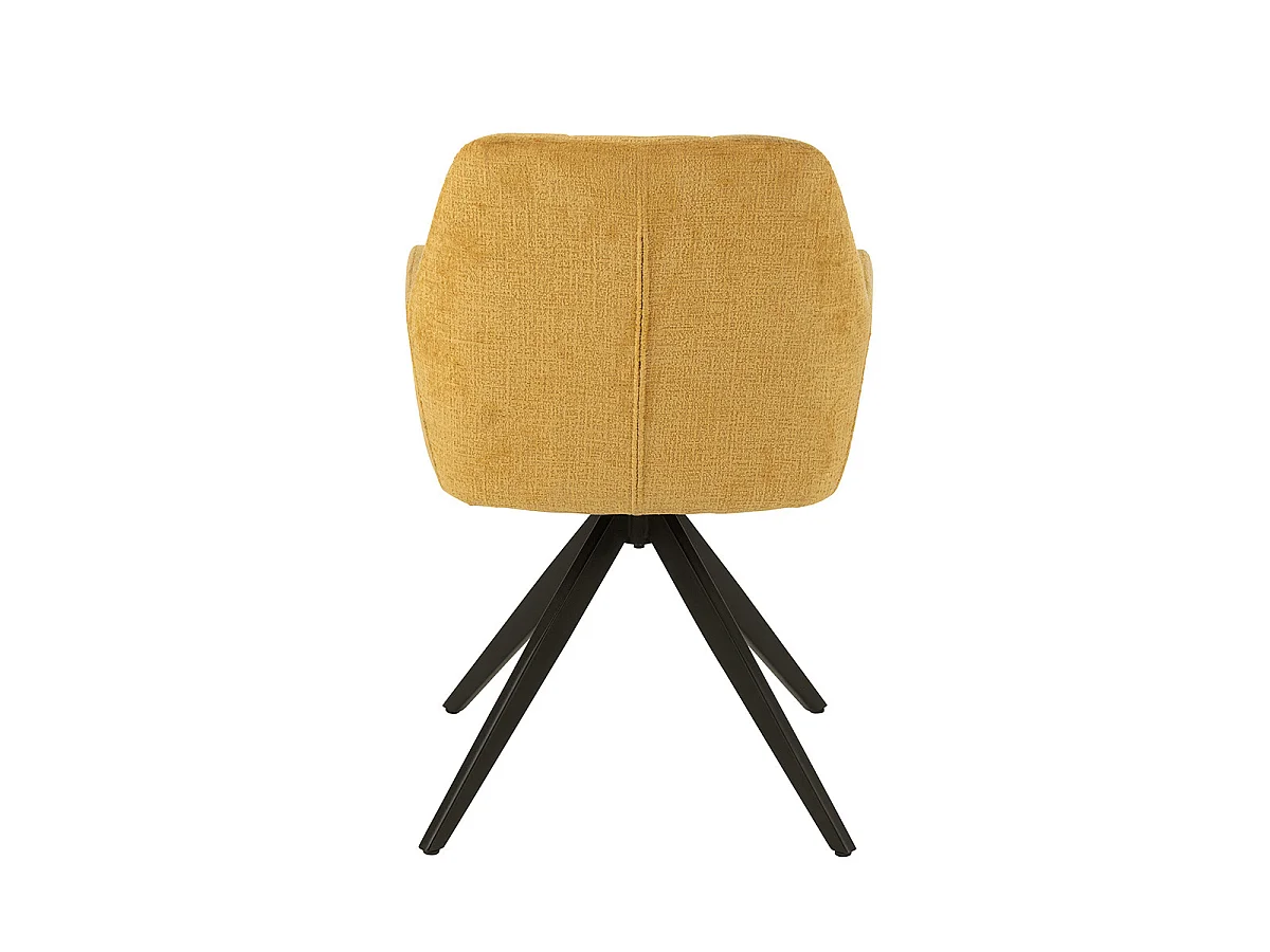 Chaise Design "Louna" 85cm Ocre