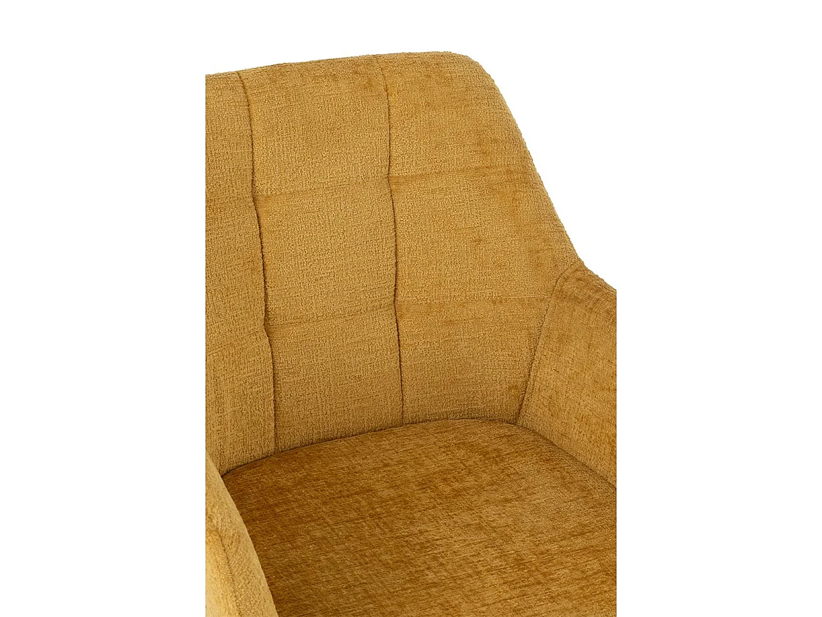 Chaise Design "Louna" 85cm Ocre
