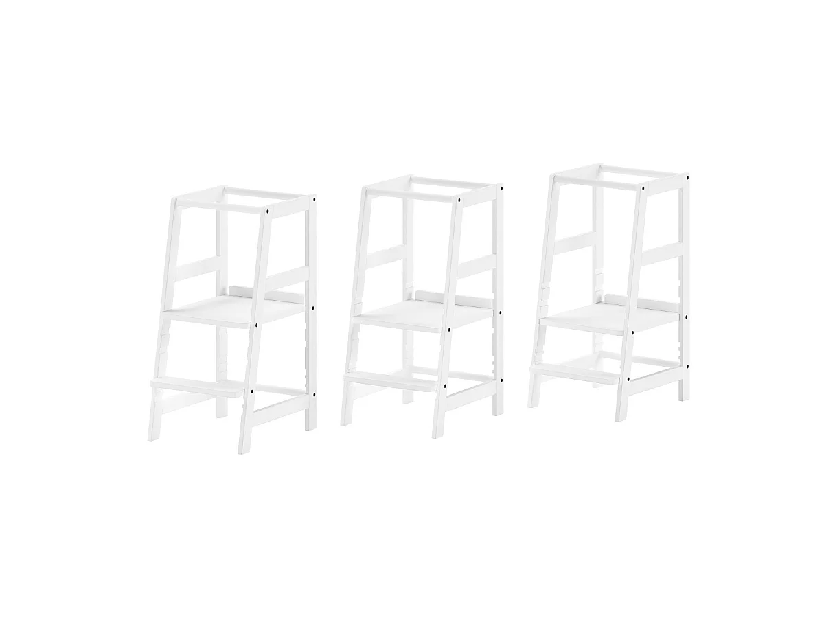 Tour d'Apprentissage en Hêtre "Nature" 85cm Blanc