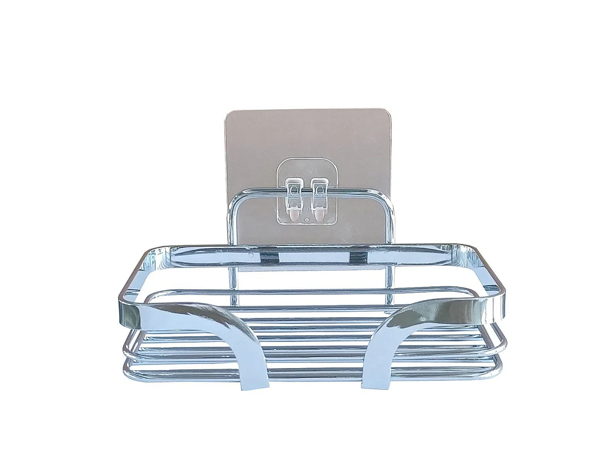 Porte Savon Adhésif "Filaire Premium" 14cm Chrome