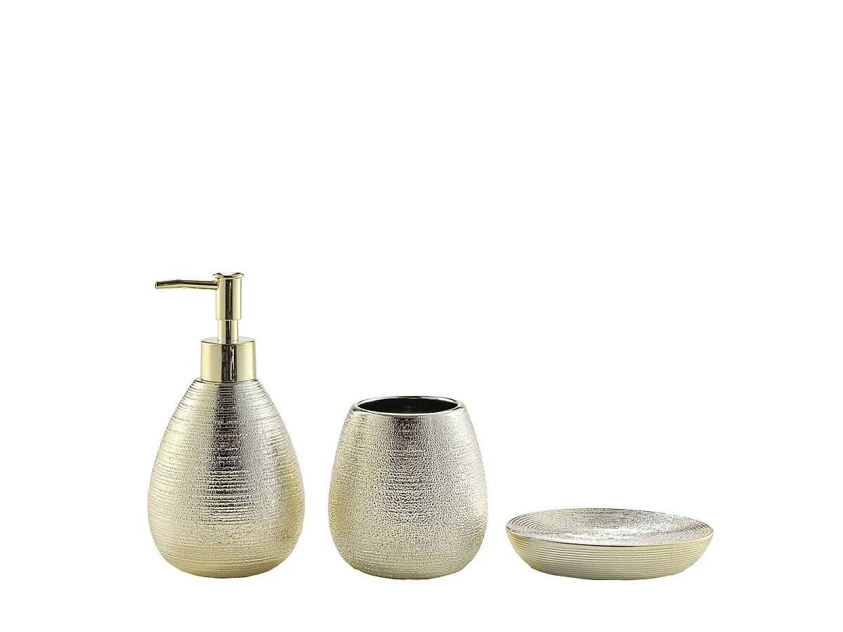 Porte Savon Déco "Trésor" 11cm Or