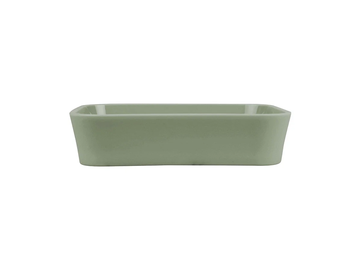 Porte-Savon Soft Touch "Vitamine" 11cm Sauge