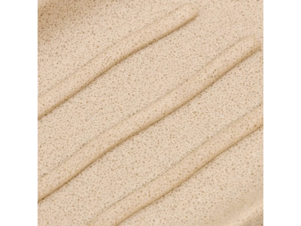 Porte-Savon en Résine "Olea" 13cm Beige