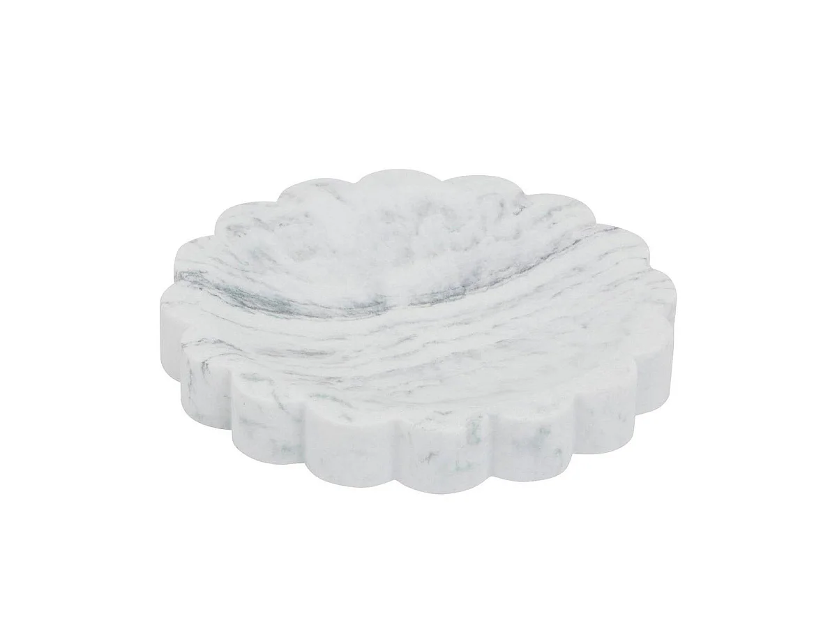Porte-Savon Design "Marby" 12cm Blanc
