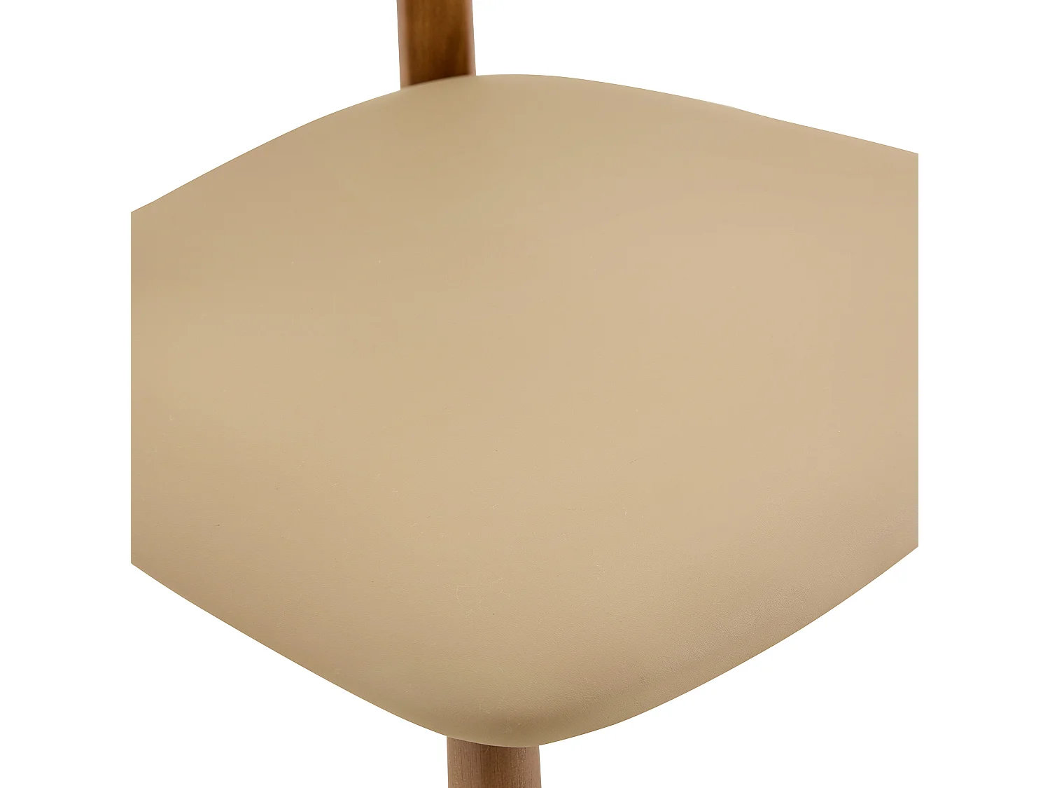 Lot de 2 chaises de salle à manger, structure en bois, avec dossier ergonomique, chaises seules (table non comprise),  marron