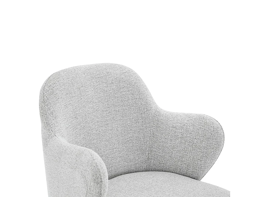 Ensemble de tabourets réglables (lot de 2), style moderne, avec accoudoirs, pivotants à 360°, hauteur réglable, gris clair