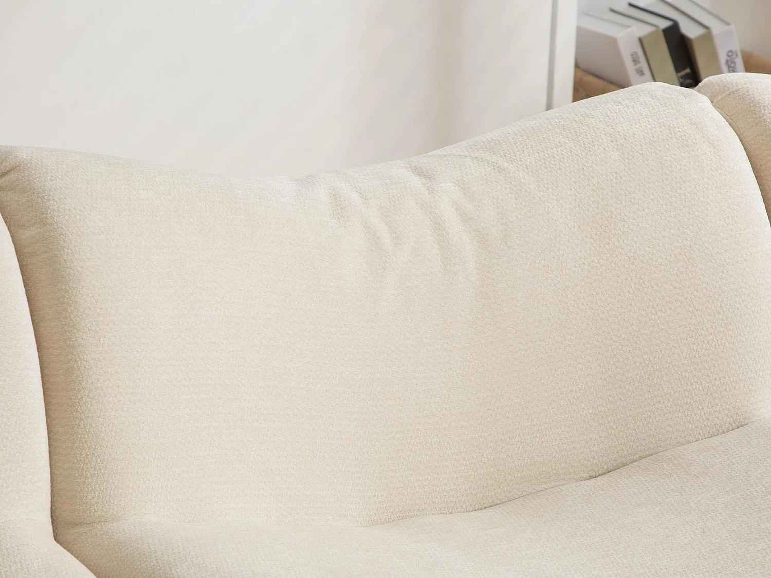 SOURIRE LVHOM Méridienne 1 Place avec Repose-Pieds | Chaise Longue Modulable Mousse 30D | Fauteuil Salon Chenille Anti-Poils Animaux