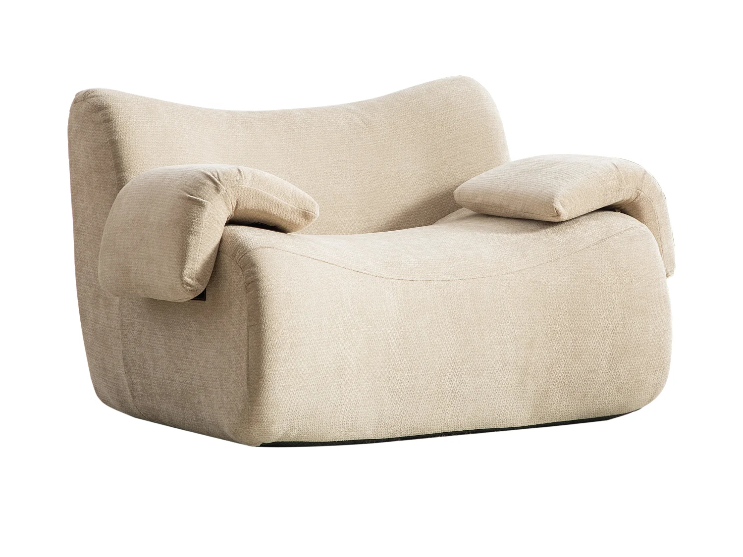 SOURIRE LVHOM Fauteuil 1 Place | Fauteuil Modulable Mousse 30D sans Armature Rigide | Petit Canapé de Salon Chenille Premium Anti-Poils