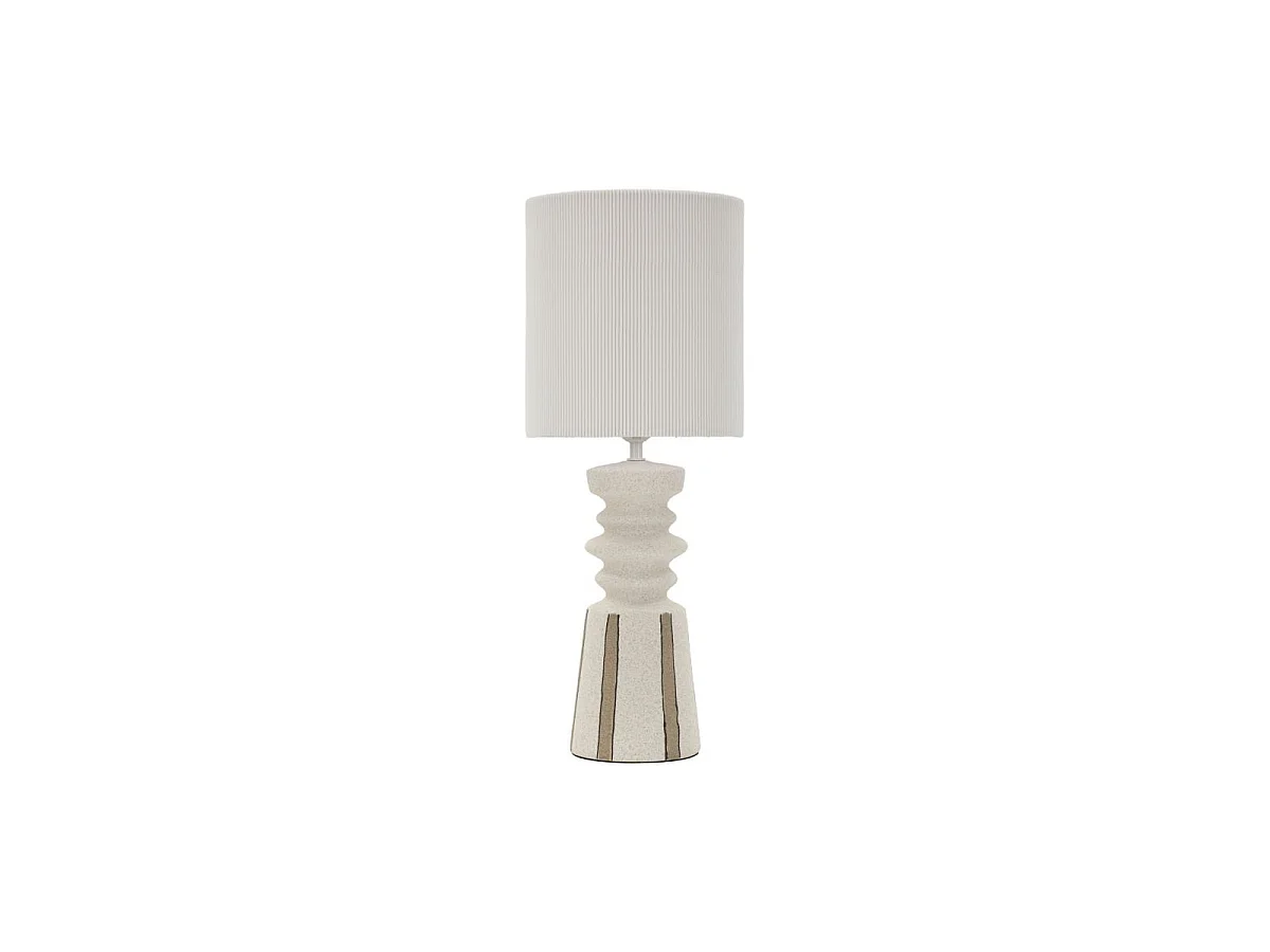 Lampe à Poser en Céramique "Tribal" 57cm Multicolore