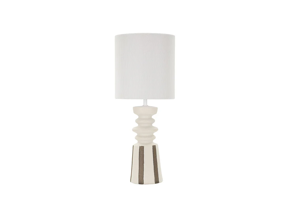 Lampe à Poser en Céramique "Tribal" 67cm Multicolore