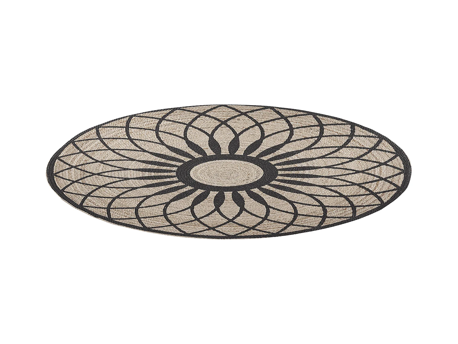 Vloerkleed KULLAR ø 140 cm Beige