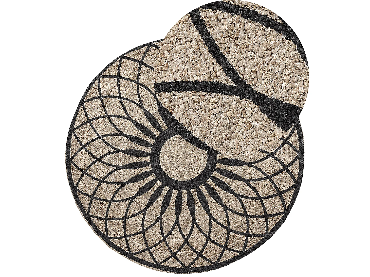 Vloerkleed KULLAR ø 140 cm Beige