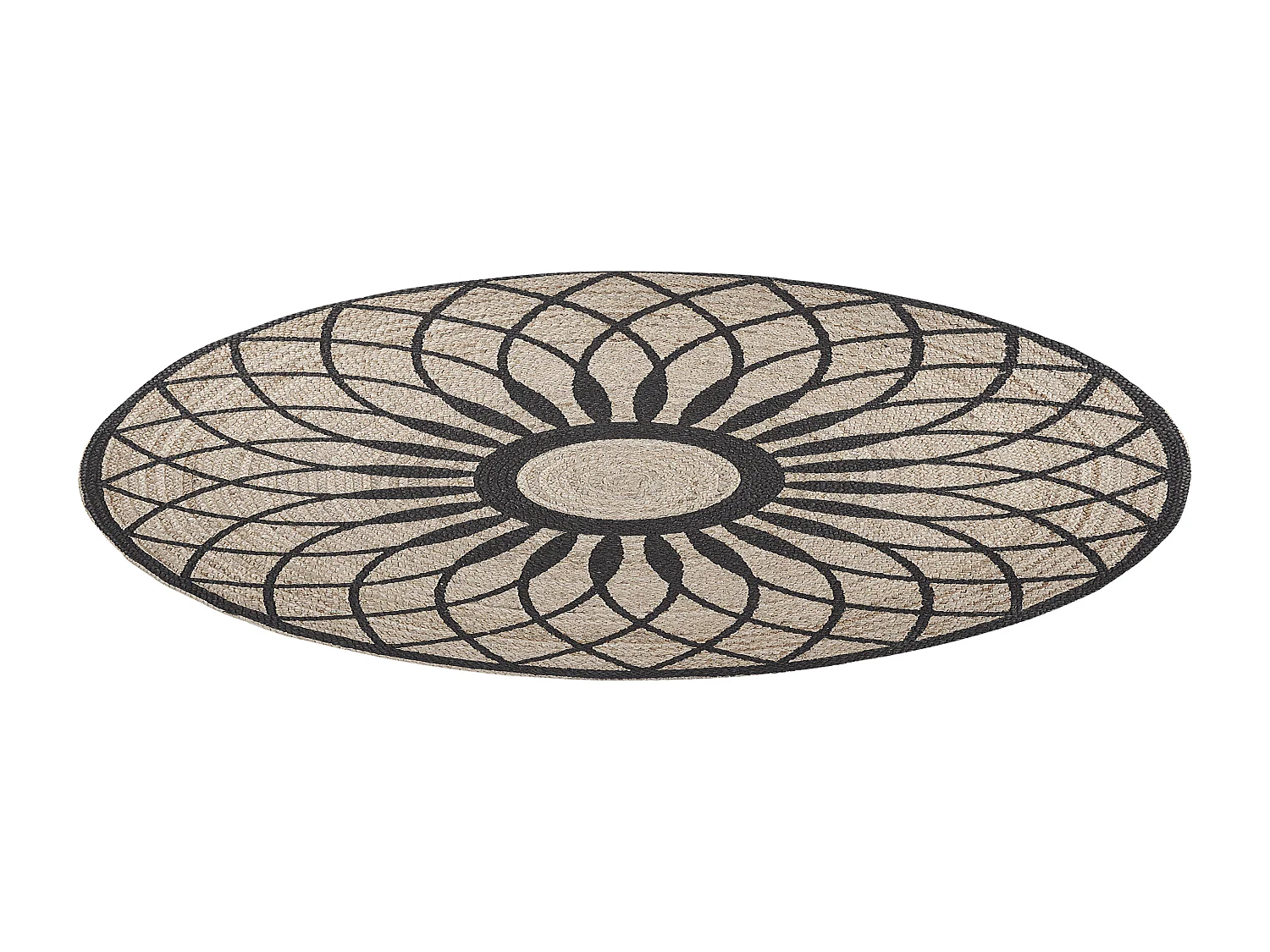 Vloerkleed KULLAR ø 140 cm Beige