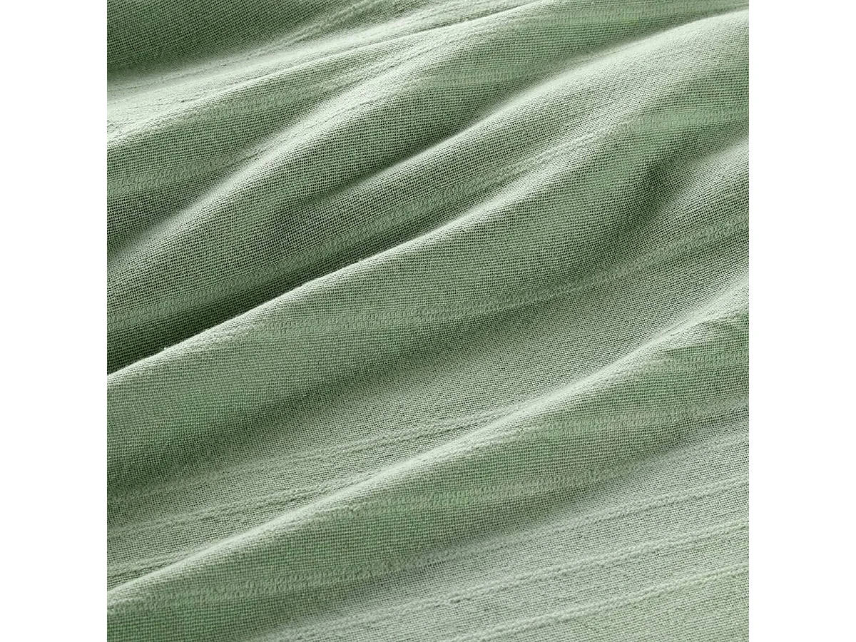 Jeté de Lit "Anjali" 160x220cm Vert Céladon
