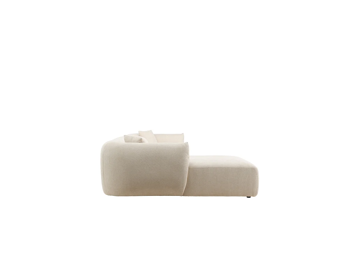 Canapé d'Angle Gauche "Positano" 335cm Beige