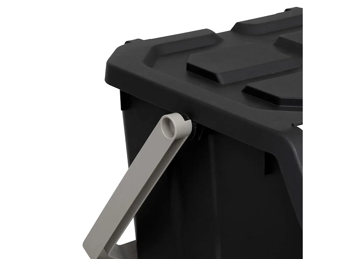 Poubelle de Tri "Empilable" 37L Noir