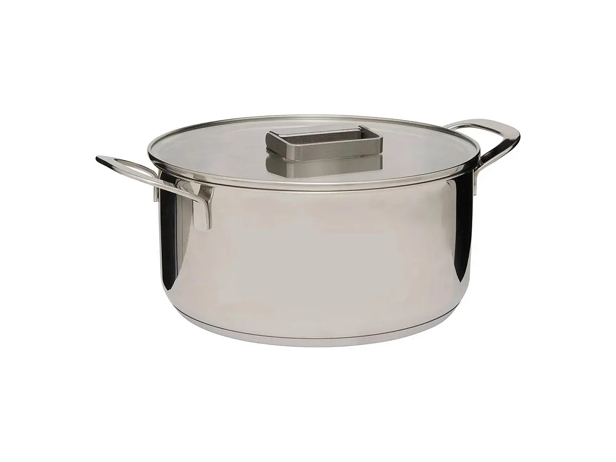 Lot de 2 Faitouts en Inox "Brillance" 24cm Argent