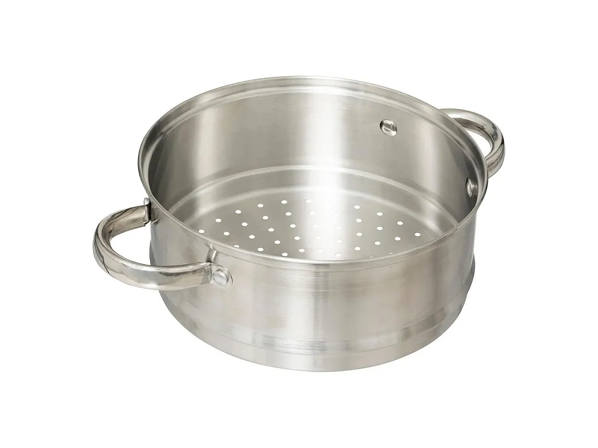 Couscoussier en Inox "Terre d'Oasis" 8L Argent