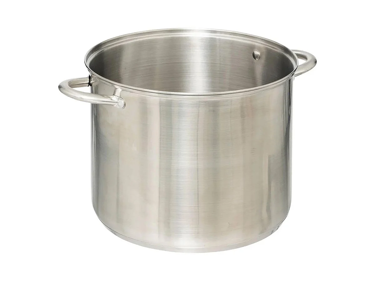 Marmite en Inox "Couvercle en Verre" 13L Argent