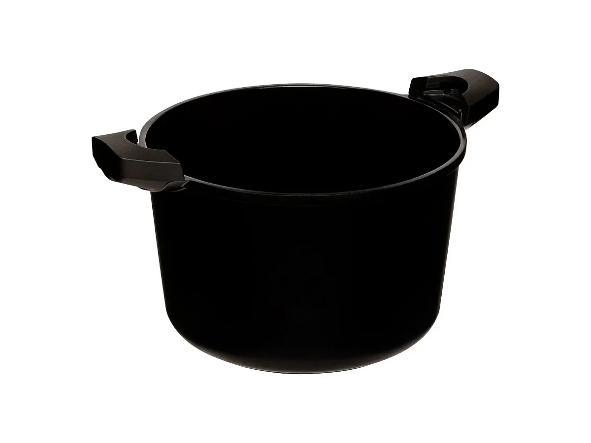 Cocotte Basse Pression "Couvercle" 34cm Noir