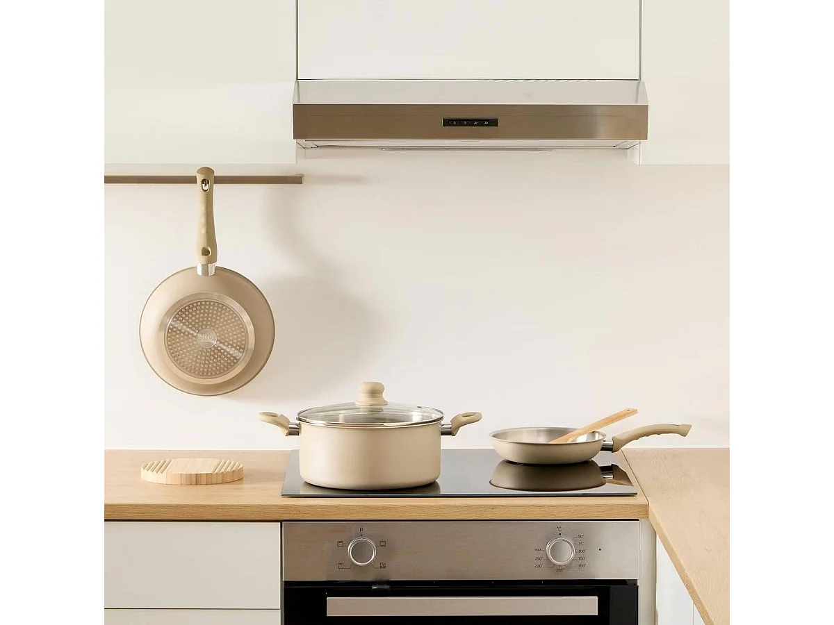 Faitout en Inox "Solstice" 24cm Beige
