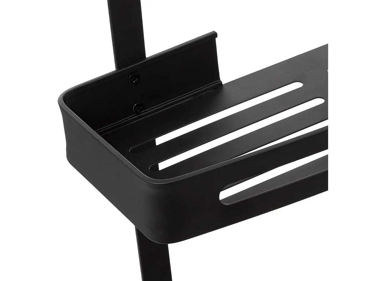 Serviteur de Douche "2 Niveaux" 32cm Noir